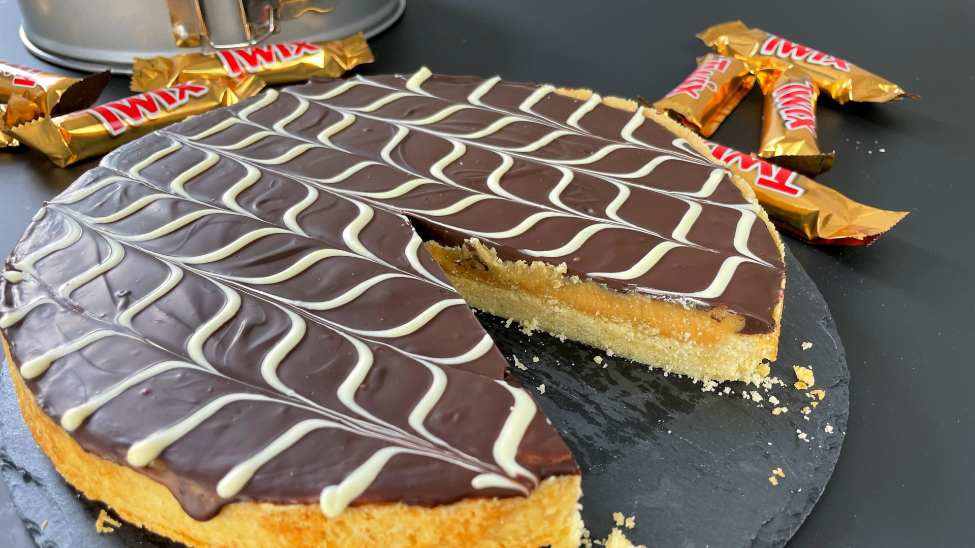 Twix taart