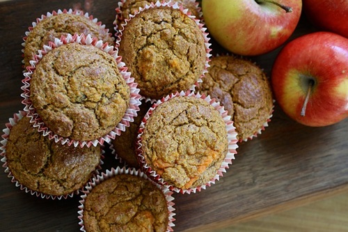 Appelmoes muffins 